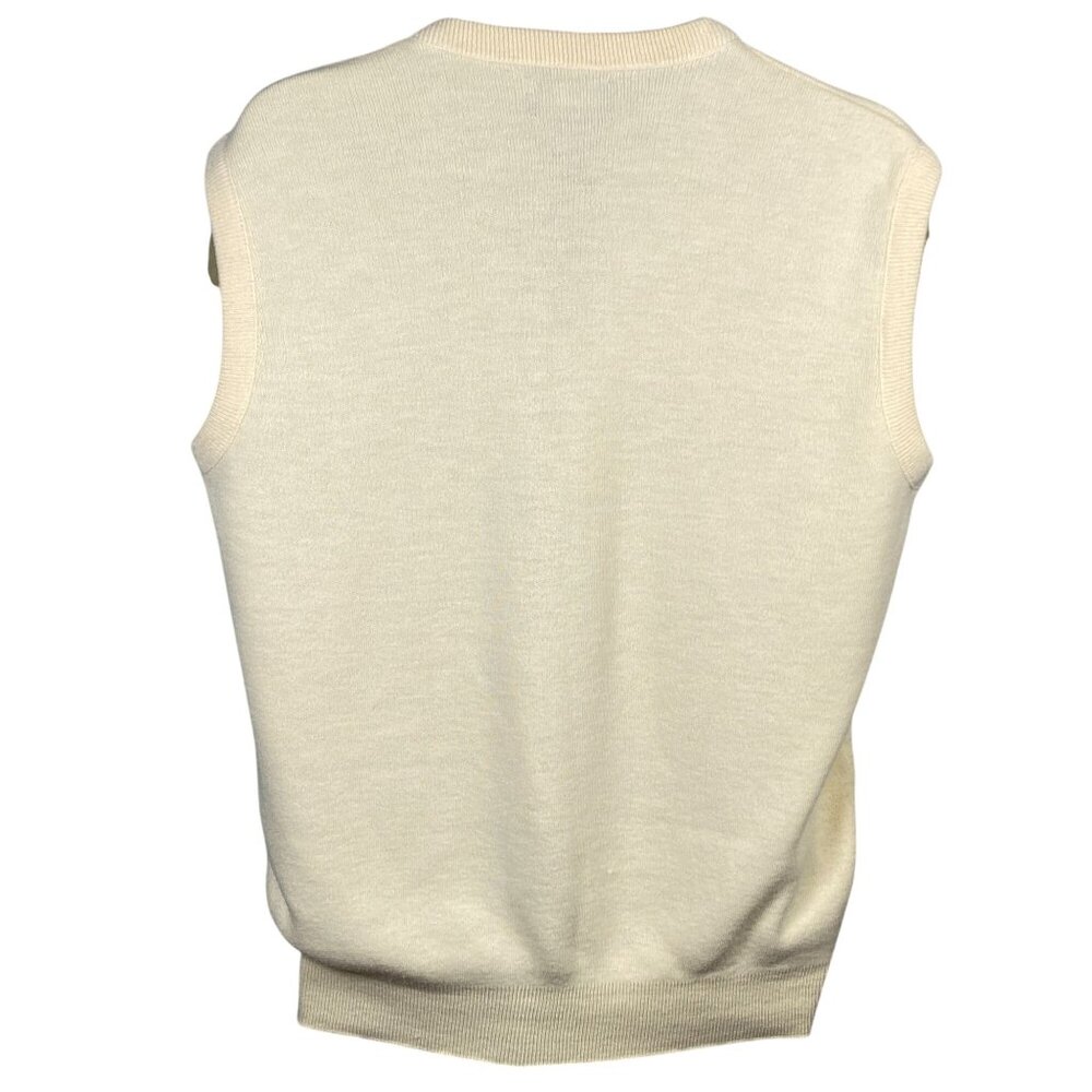 Vintage Andhurst V Neck Sweater Vest Mens XL Orlon Acrylic Pullover Made USA - Picture 3 of 5